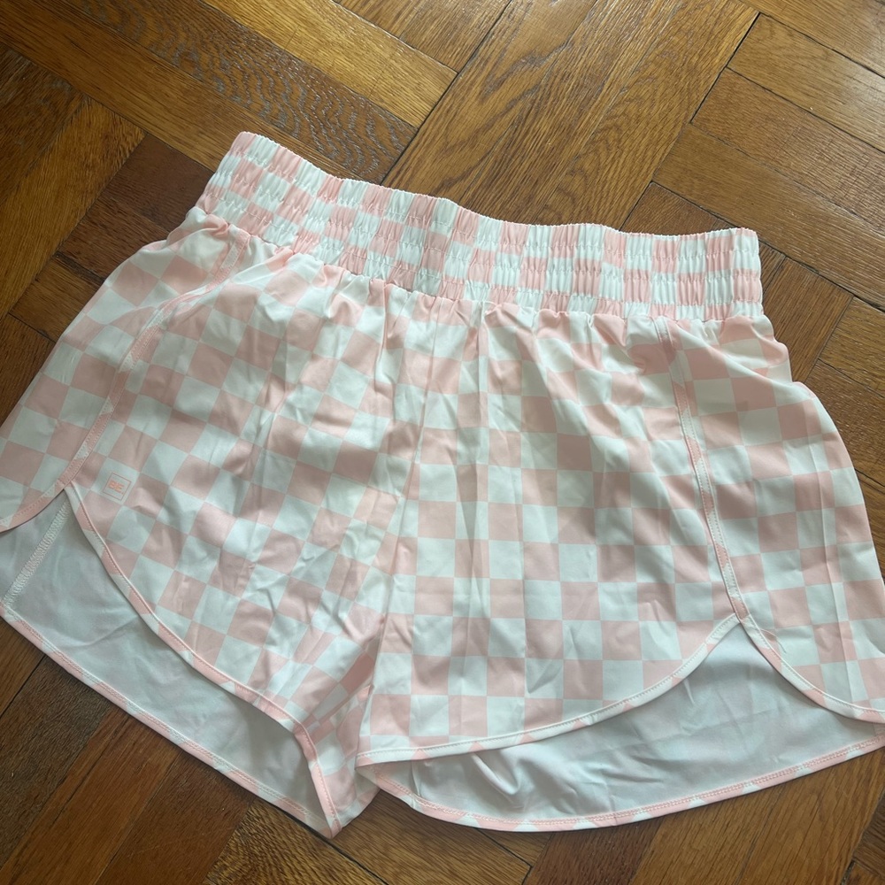 Checkerboard athletic shorts BRAND NEW